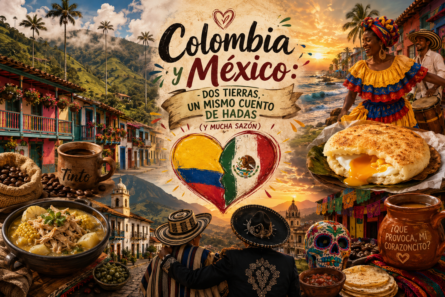 Colombia y México: Dos tierras, un mismo cuento de hadas (y mucha sazón)