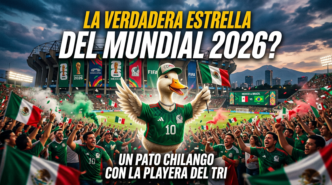 La verdadera estrella del Mundial 2026? Un pato chilango con la playera del Tri