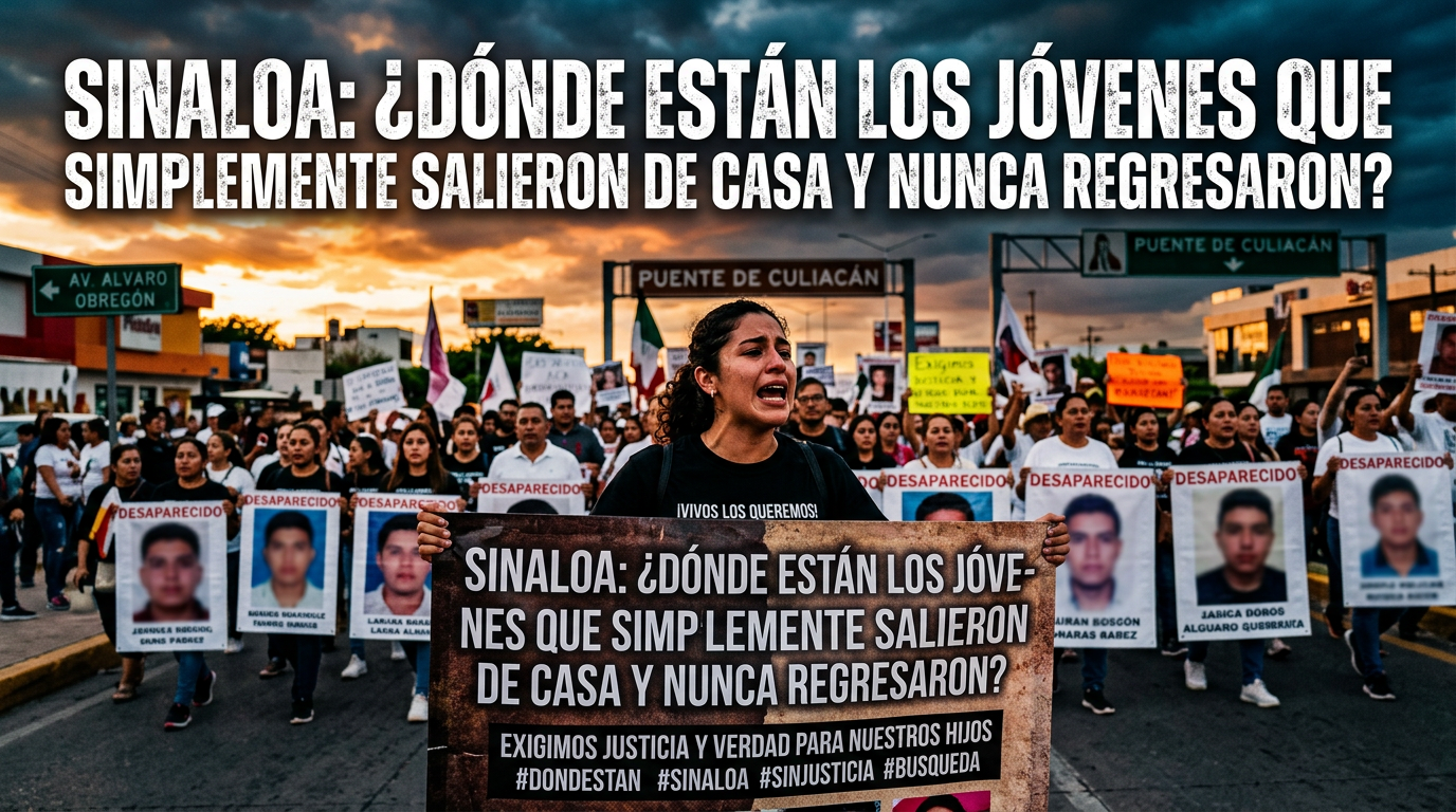 Sinaloa: ¿Dónde están los jóvenes que simplemente salieron de casa y nunca regresaron?